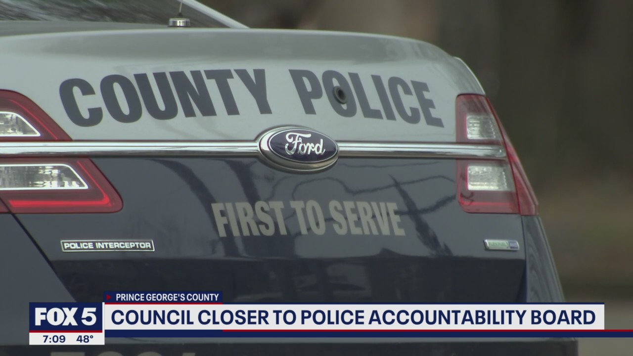 Prince George's County moves closer to police accountability board