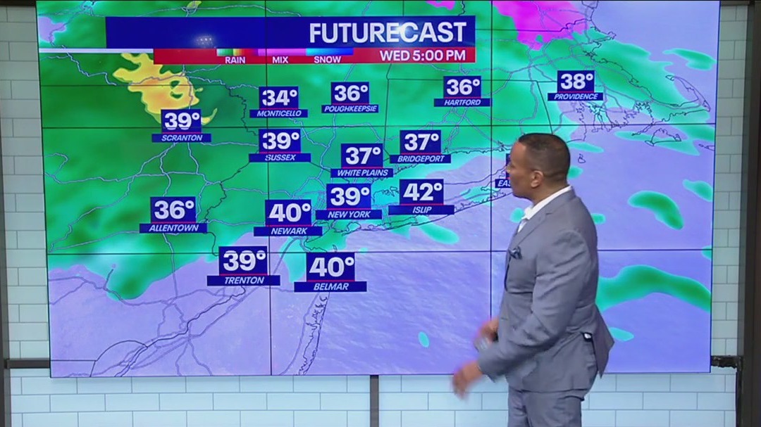 NYC weather: Rain forecast