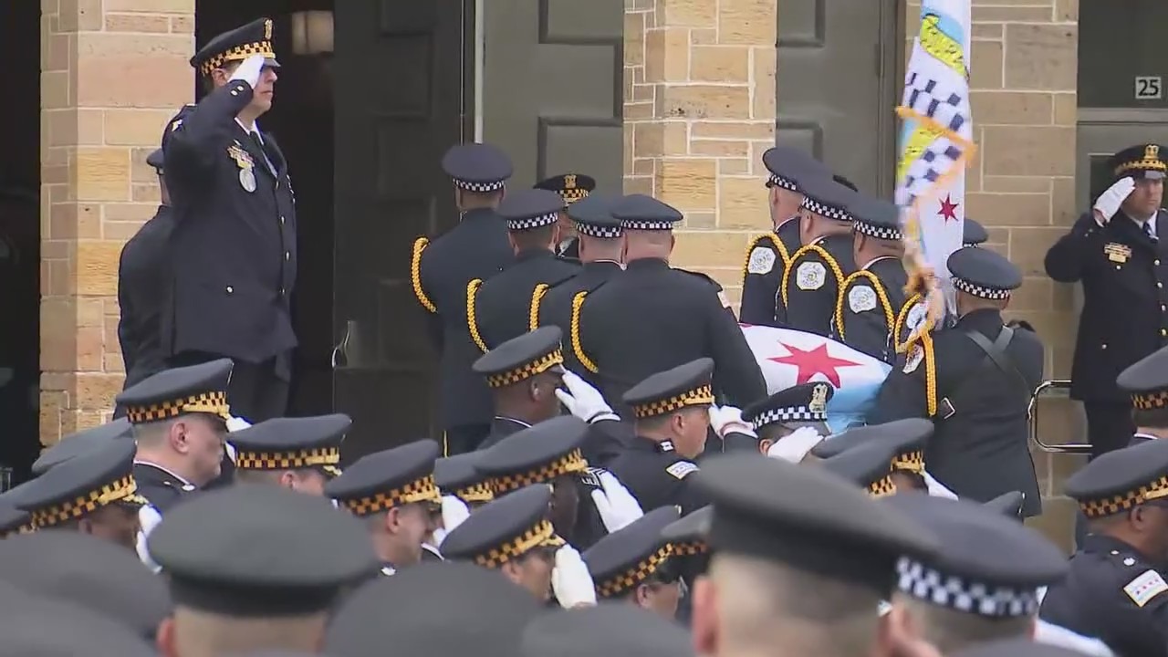 ‘A pillar of strength’: Chicago remembers slain officer Luis Huesca at funeral