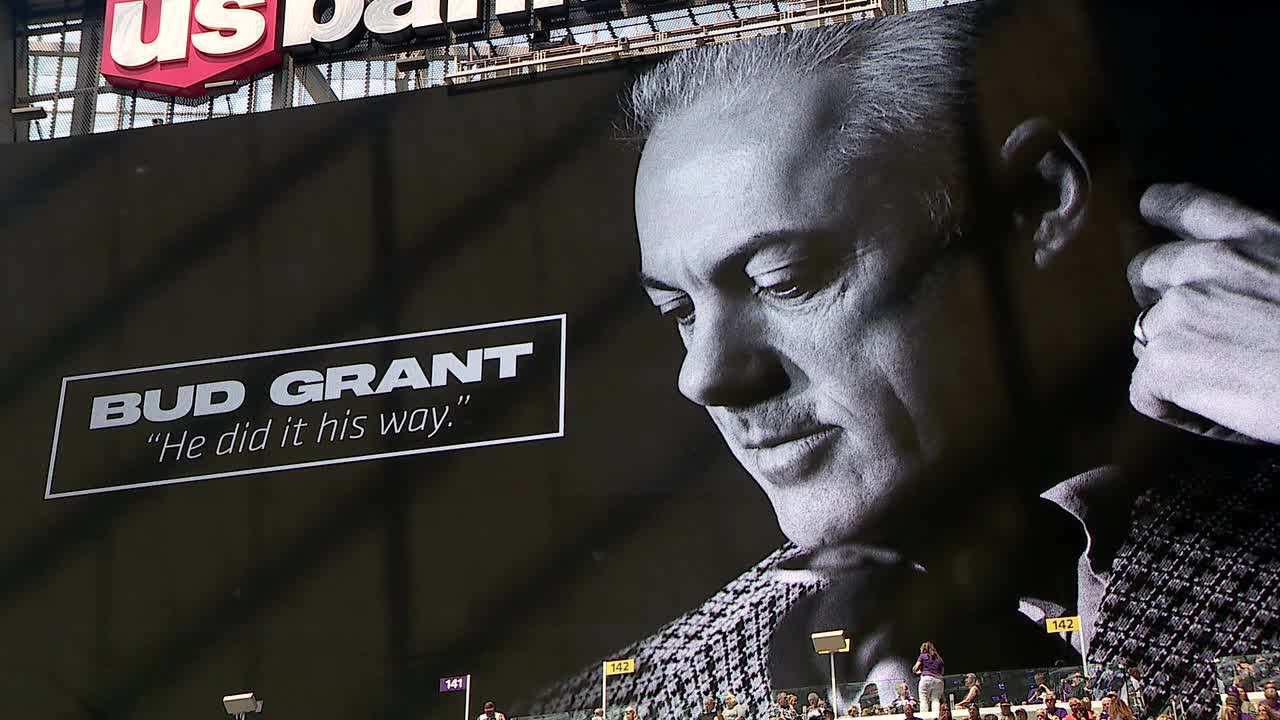 Vikings icon Bug Grant remembered at U.S. Bank Stadium