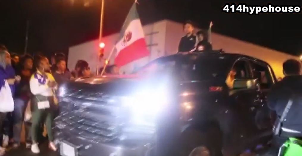 Milwaukee Cinco de Mayo crowds before police shooting, Cesar Chavez and Scott