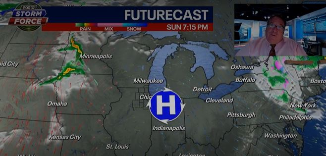 Chicago weather: Clear skies overnight, sun and cloud mix in store for Monday