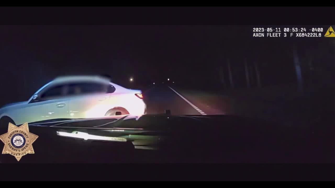 Raw | Forsyth County high-speed chase