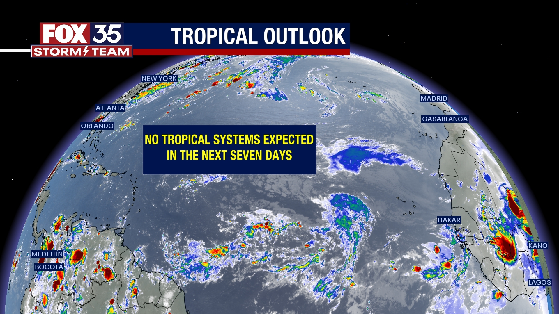 Saharan dust keeping tropics at bay
