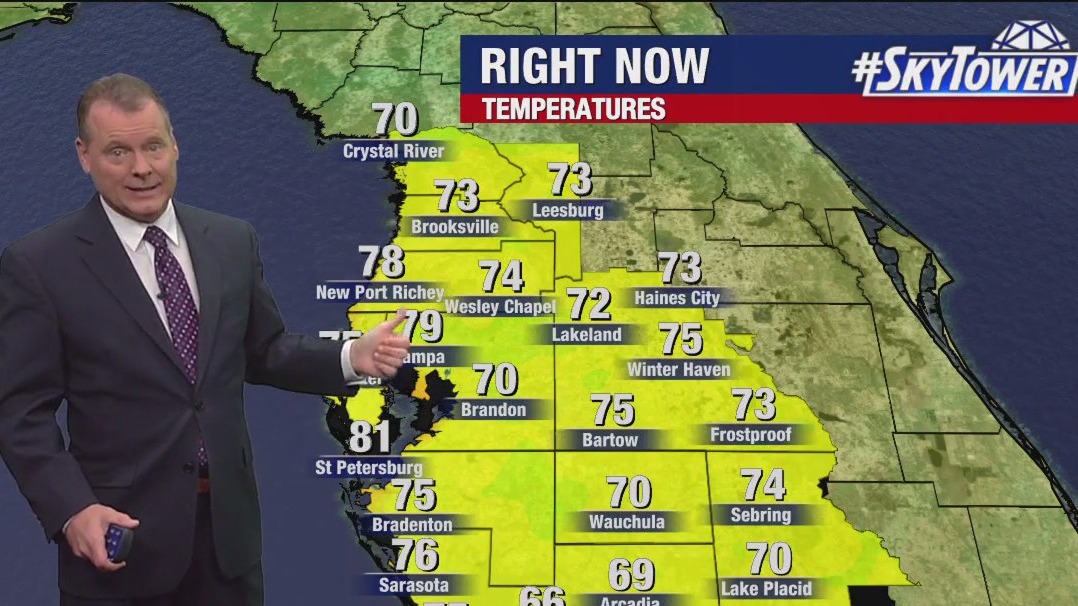 Tampa weather | Still hot, slightly less humid