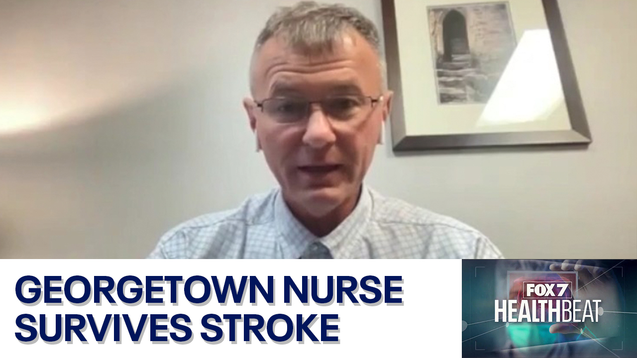 Local nurse who survived stroke shares his story