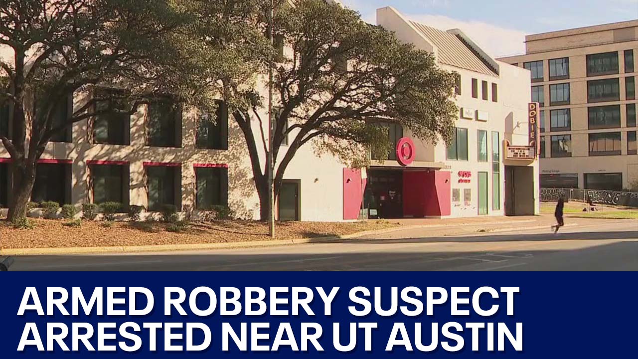 Armed robbery suspect arrested near UT Austin