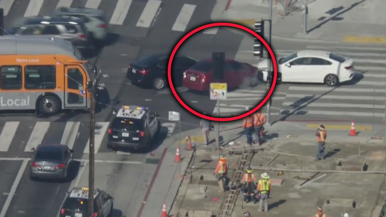 SUGGESTED COVERAGE: Pursuit of homicide suspect in South LA