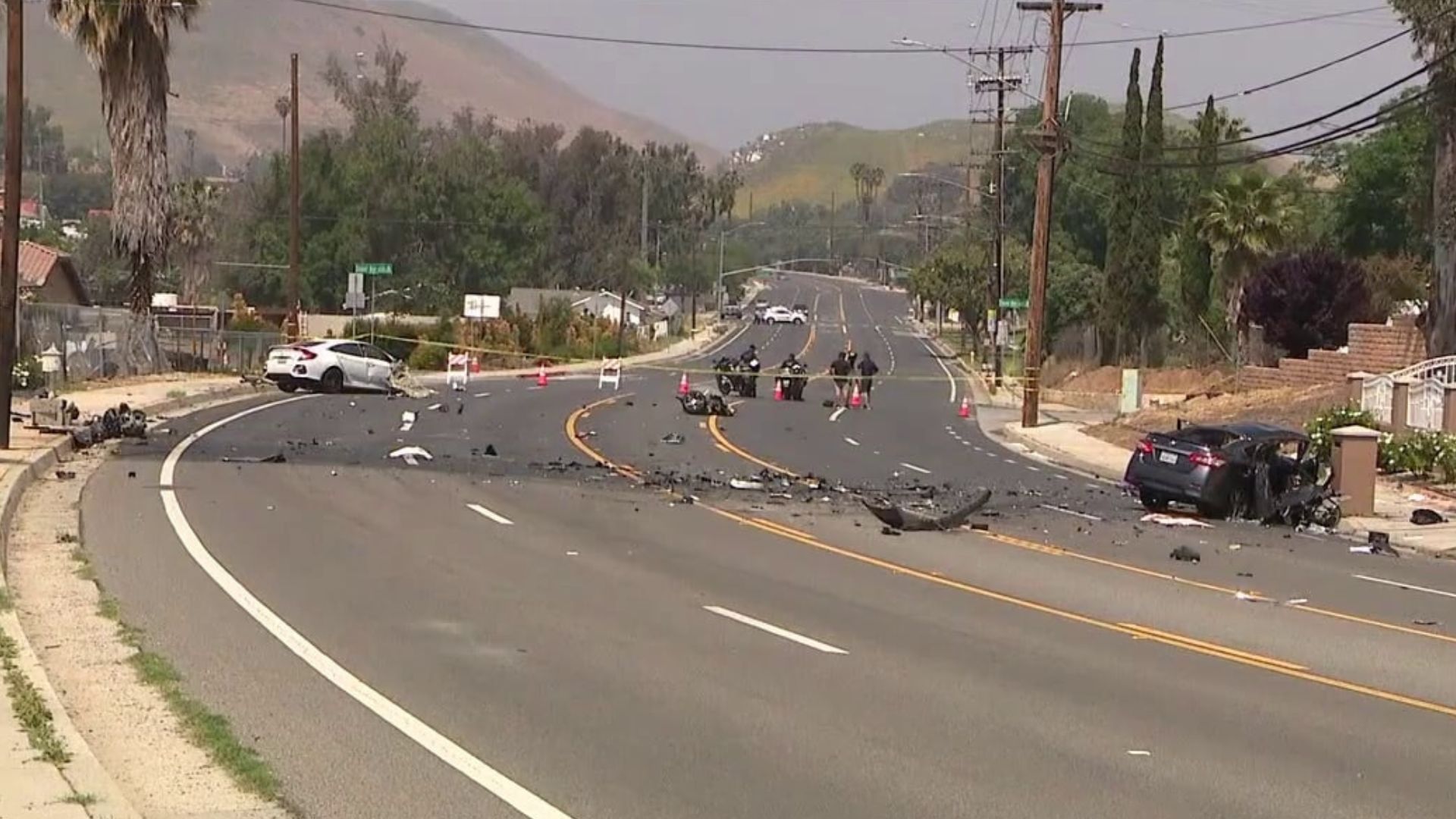 8-year-old killed, 4 hurt in Riverside crash