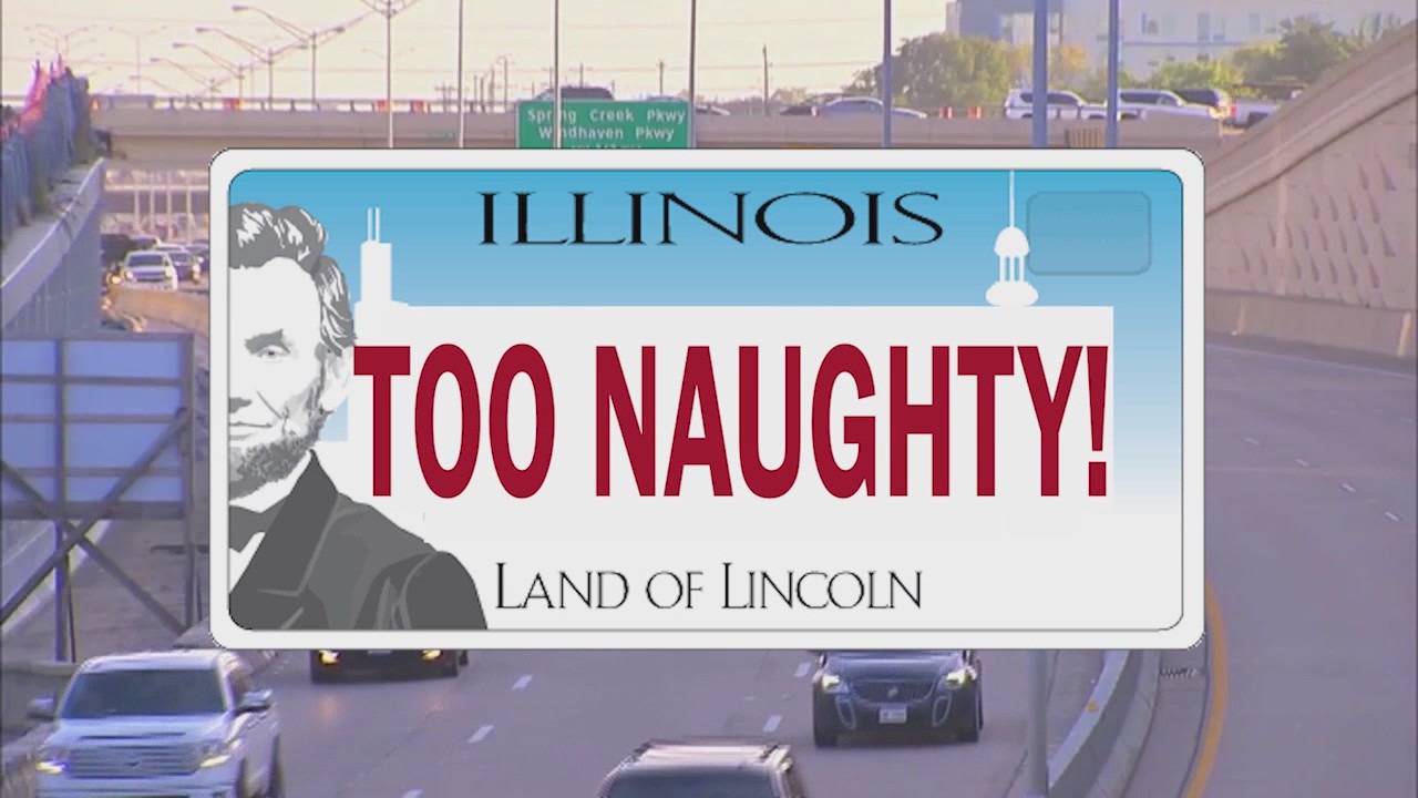 Illinois reveals naughty license plate list for 2023