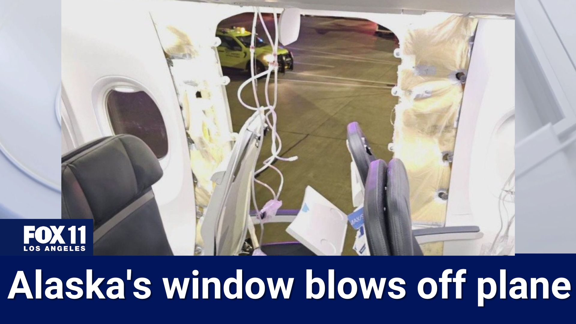 Alaska Airlines plane loses window mid-air