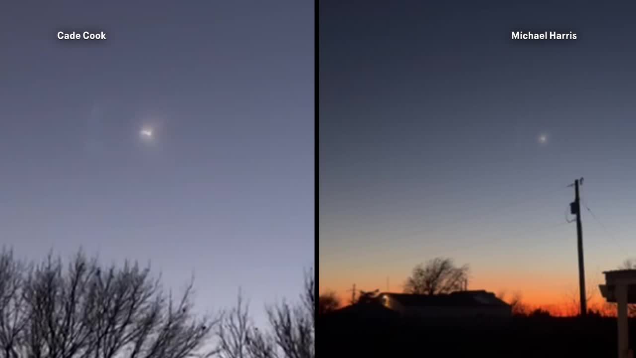 North Texans spot strange lights in sky