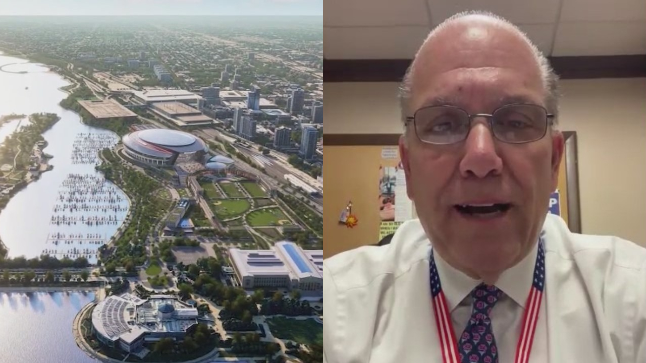 Rosemont mayor backs Bears lakefront stadium plans