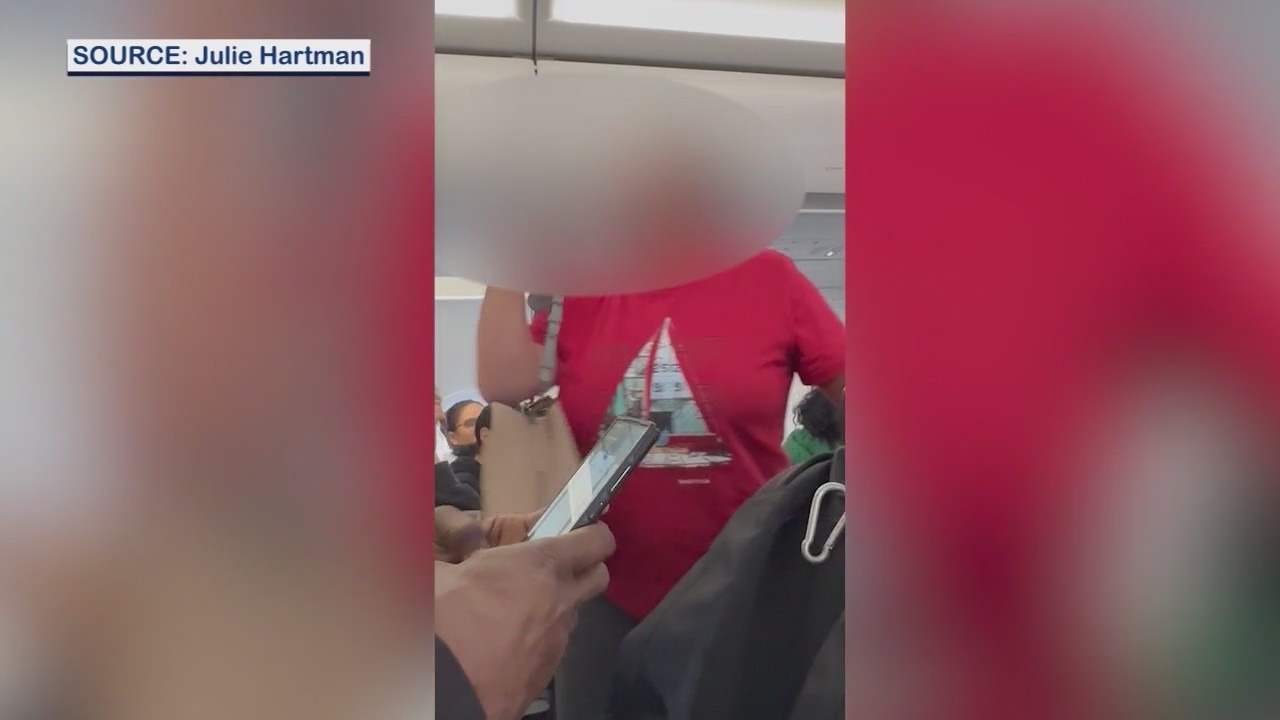 'Are you serious?' Woman exposes herself on flight
