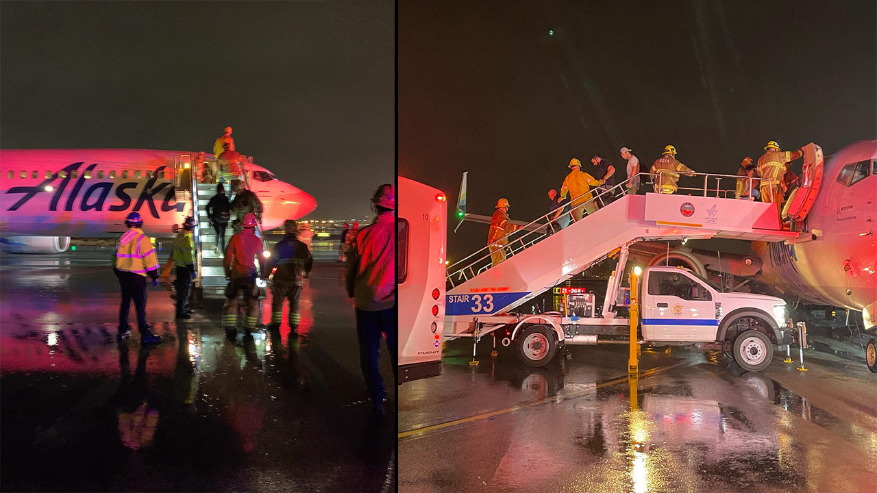 Passengers scream as plane makes hard landing amid Tropical Storm Hilary